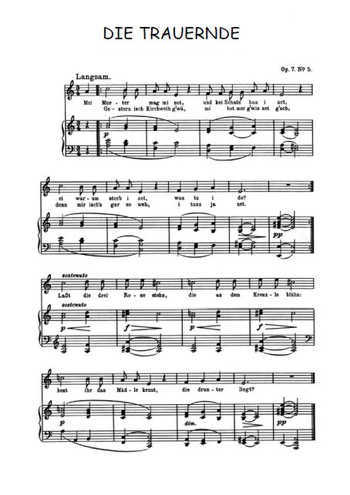 Die Trauernde